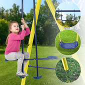 Chicken Pieces 5 in 1 Outdoor Toddler Swing Set for Backyard - Swing n' Slide Playset for Kids 