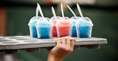 JOLLY RANCHER Jolly Rancher Blue Raspberry Slushy Syrup 5:1 Bulk Food Service Concentrate-64 oz (PALLET 60 CT)