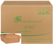 ECO-PACKAGING Earth Pak Eco Packaging Disposable Food Containers #8 (450/case) 