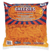 HAWKINS Hawkins Cheezies Corn Snacks 1120 Grams/39.5 Oz - 7x160 g Bags (8/Case) 