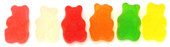 Chicken Pieces Gummy Bears Sugar-Free Bulk Food Service 20 lbs/9.07 kgs 