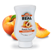 Real Peach Puree Exquisite Culinary Infused Syrup 16.9 fl. oz.-Chicken Pieces