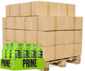  Prime Hydration Drink Lemon Lime | 500 ML/16OZ | 12 Pack | 119 PACKS PER PALLET (1428 Bottles) 