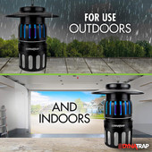  Dynatrap DT1050 Indoor/Outdoor Insect Trap 15 Watts - Effective Insect Control | Covers 1/2 Acre 