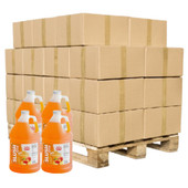 CONCESSION Concession Stand Peach Slushy Syrup 5:1 Bulk Food Service Concentrate | 1 Gallon | 4/case | 48 Cases Per Pallet (192 Gallons) 