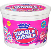 DUBBLE BUBBLE Dubble Bubble Gum Tub 1.44 KG - Nostalgic Sweetness | Perfect for Parties & Events 