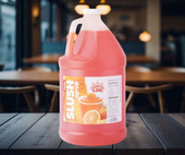 Table Top King Orange Slushy Syrup 5:1 Concentrate BONUS Squeeze Pump