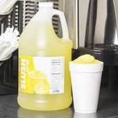  Table Top King Lemon Slushy Syrup 5:1 Concentrate Bulk Food Service 1 Gallon/3.7L 