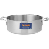 THERMALLOY Thermalloy Stainless Steel Brazier, 20-Quart - Professional-Grade Cookware 