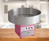 Chicken Pieces Professional Cotton Candy Machine with 28" Stainless Steel Bowl