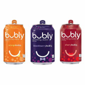 BUBLY  Bubly Sparkling Water Beverage Variety Pack - 6 Flavors | 48 x 355ml 