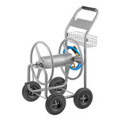 Chicken Pieces Industrial-Grade Garden Hose Reel Cart for Effortless Lawn and Garden Maintenance 