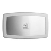 Koala Kare White Granite Horizontal Surface-Mounted Baby Changing Station with Stainless Steel Inset- CHICKEN PIECES