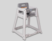 Koala Kare Gray Assembled Stackable Plastic High Chair - Space-Saving & Practical- CHICKEN PIECES