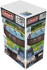 Coleman 18' x 48" Power Steel Frame Above-Ground Swimming Pool Set