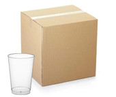 CP 12 oz. Clear Disposable Plastic Tumbler - 500/Case | Serve Cold Drinks with Clarity and Convenience!-Chicken Pieces