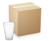 CP 14 oz. Clear Disposable Plastic Tumbler - 500/Case | Serve Cold Drinks with Clarity and Convenience-Chicken Pieces