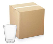 CP 7-8 oz. Clear Disposable Plastic Tumbler - 500/Case | Serve Cold Drinks with Clarity and Convenience-Chicken Pieces