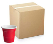 CP 2 oz. Red Plastic Shot Cup - 1000/Case | Toast in Vibrant Style with Red Shot Cups!-Chicken Pieces