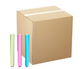 CP 5 5/8" Neon Test Tube Shot / Shooter with Assorted Colors - 100/Pack | Vibrant Shots in Neon Test Tubes-Chicken Pieces