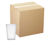  Fineline Renaissance 12 oz. Clear Hard Plastic Crystal Tumbler - 240/Case 