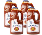  Sweet Baby Ray's 1 Gallon Sweet Red Chili Pepper Wing Sauce and Glaze - 4/Case | Irresistible Fusion of Sweet and Spicy 
