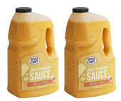  Sauce Craft Garlic Parmesan Sauce 1 Gallon - 2/Case | Creamy and Flavorful Delight in Bulk 