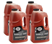  Sauce Craft Select Hickory Smoked BBQ Sauce 1 Gallon - 4/Case | Authentic Smoky Flavor in Bulk 