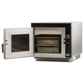 Amana Heavy Duty Stainless Steel Commercial Microwave Oven - 208/240V, 1700W | Power and Precision at Your Fingertips