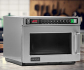 Amana Heavy Duty Stainless Steel Commercial Microwave - 208/240V, 1800W | Power and Precision for Professional Kitchens