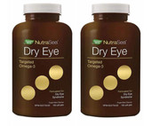  NutraSea Dry Eye Targeted Omega-3 - 2-Pack (120 Softgels Each) | Fresh Mint Flavor 