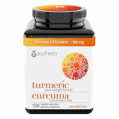 Youtheory Turmeric Extra Strength 500 mg - 120 Veggie Capsules | Joint and Immune Support-Chicken Pieces