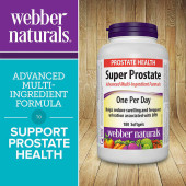 webber naturals Webber Naturals Super Prostate Advanced Multi-Ingredient Formula Softgels - 180-count | Prostate Health Support 