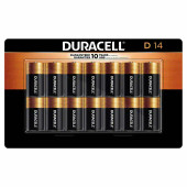 Duracell CopperTop D Batteries - 14-count | Reliable and Long-Lasting Power-Chicken Pieces