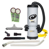 ProTeam MegaVac 10 Qt. Backpack Vacuum / Blower with Attachment Kit C | Powerful Cleaning and Versatile Blowing