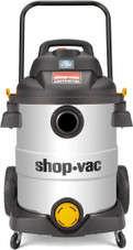 Shop-Vac 12 Gallon 6.5 Peak HP Carted Stainless Steel Wet / Dry Vacuum with Tool Kit | Heavy-Duty Cleaning Power