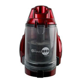 Atrix AHC-RR Revo Red 3 Qt. Bagless Canister Vacuum with HEPA Filtration and Tool Kit - 120V, 1400W