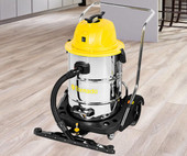 Tornado Taskforce 20 Gallon Stainless Steel Wet / Dry Vacuum with Squeegee and Tools - 120V