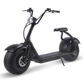  Mototec Fat Tire 60v 18ah 2000w Lithium Electric Scooter Black 