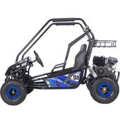  Mototec Mud Monster Xl 212cc 2 Seat Go Kart Full Suspension Blue 