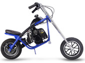  Mototec 49cc Gas Mini Chopper Blue 