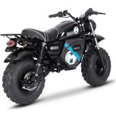  Mototec 60v 1500w Electric Powered Mini Bike Lithium Black 