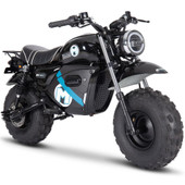  Mototec 60v 1500w Electric Powered Mini Bike Lithium Black 