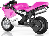  Mototec Phantom Gas Pocket Bike 49cc 2-stroke Pink 