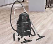 Powr-Flite 15 Gallon Polyethylene Wet/Dry Vacuum with Toolkit - Versatile Cleaning Solution for Various Tasks