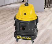 Tornado Taskforce 10 Gallon Polyethylene Wet/Dry Vacuum with Tools - Powerful Cleaning and Versatility