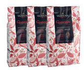  Valrhona Guanaja 70% Dark Chocolate Féve 6.6 lb. - 3/Case - Exquisite Gourmet Dark Chocolate in Bulk 