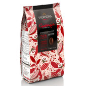 Valrhona Guanaja 70% Dark Chocolate Féve 6.6 lb. - 3/Case - Exquisite Gourmet Dark Chocolate in Bulk