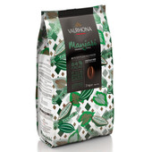 Valrhona Manjari 64% Dark Chocolate Féve 6.6 lb. - 3/Case - Intense Dark Chocolate in Bulk