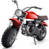  Mototec Trailcross 200cc 4-stroke Gas Mini Bike Red 